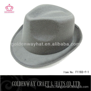 Mens Grey Fedora Hat cheap felt hats promotional design